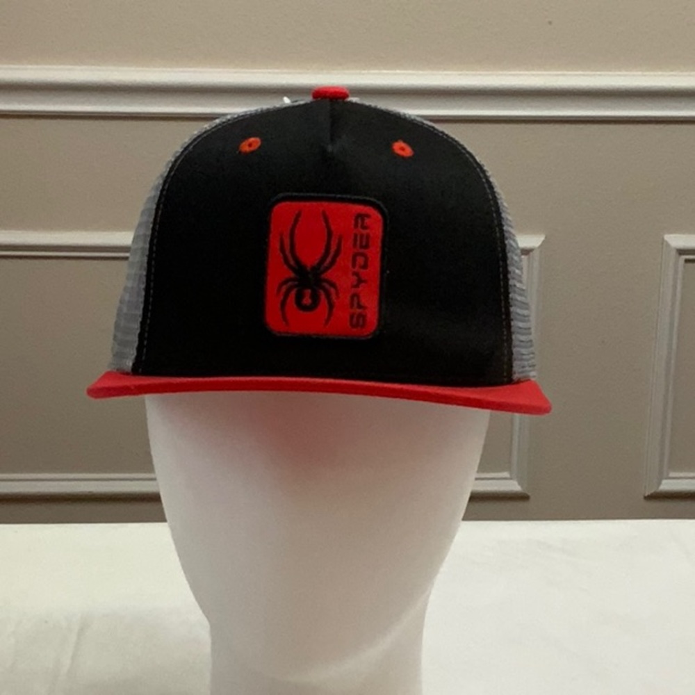 Spyder TRUCK DRIVER CAP - Blk/Red/Lim